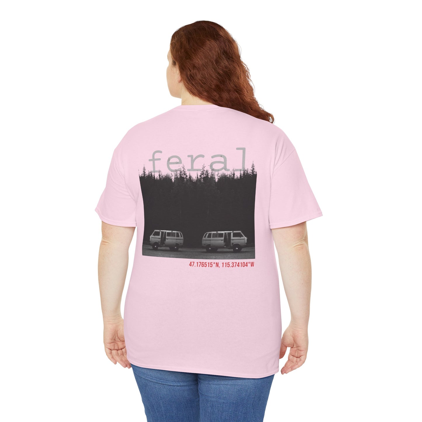 Feral Adventure Unisex Heavy Cotton Tee - Perfect for Nature Lovers & Outdoor Enthusiasts