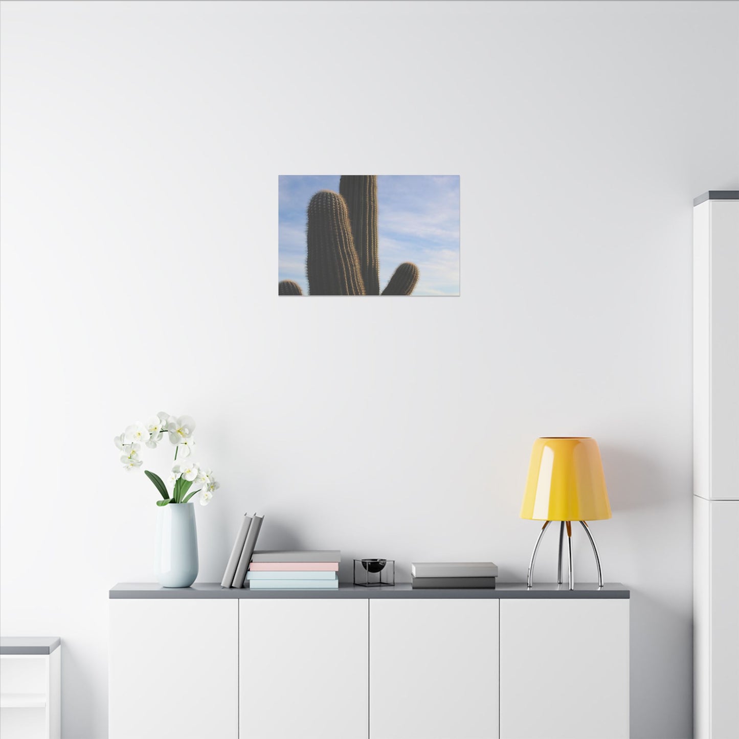 Cactus Wall Print - Eco-Friendly Canvas