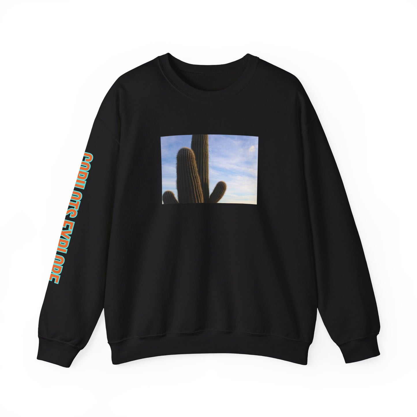 Copilots Explore Saguaro Cactus Crewneck Sweatshirt