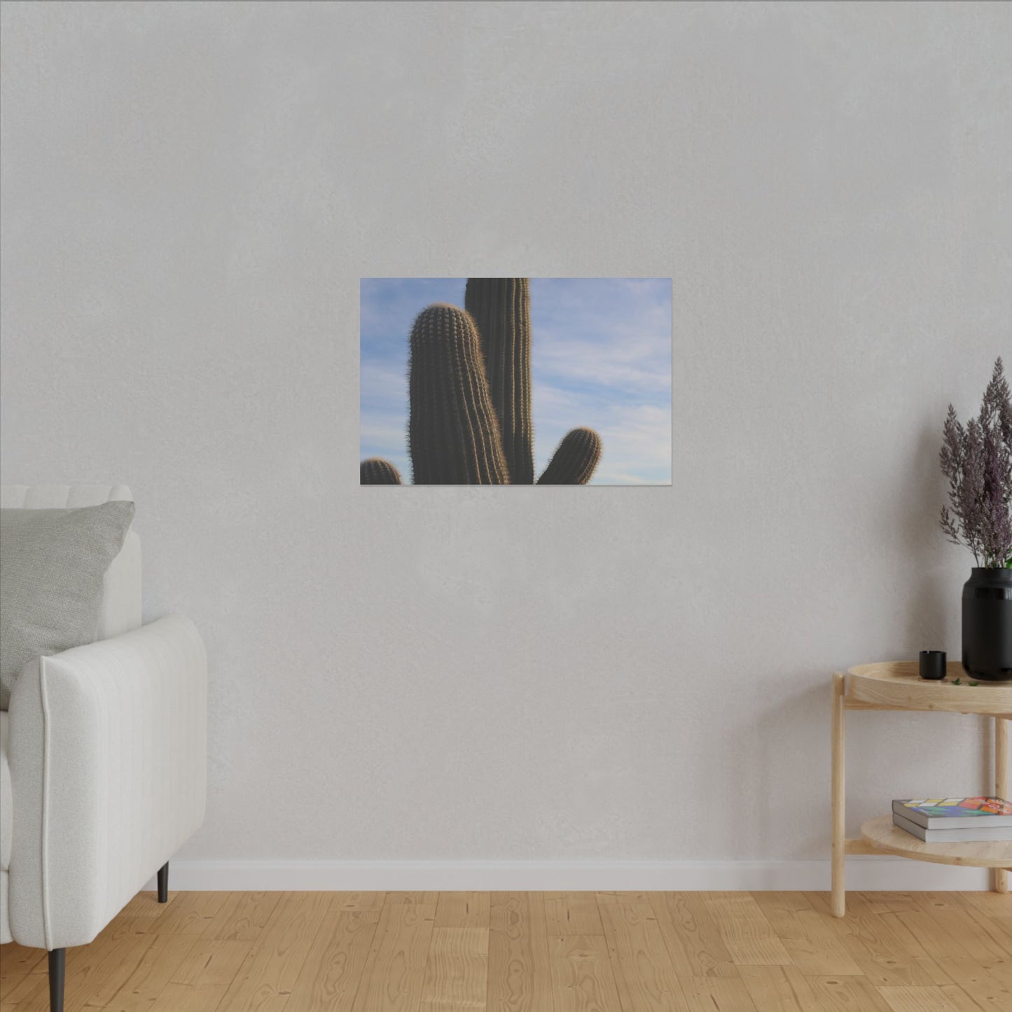 Cactus Wall Print - Eco-Friendly Canvas
