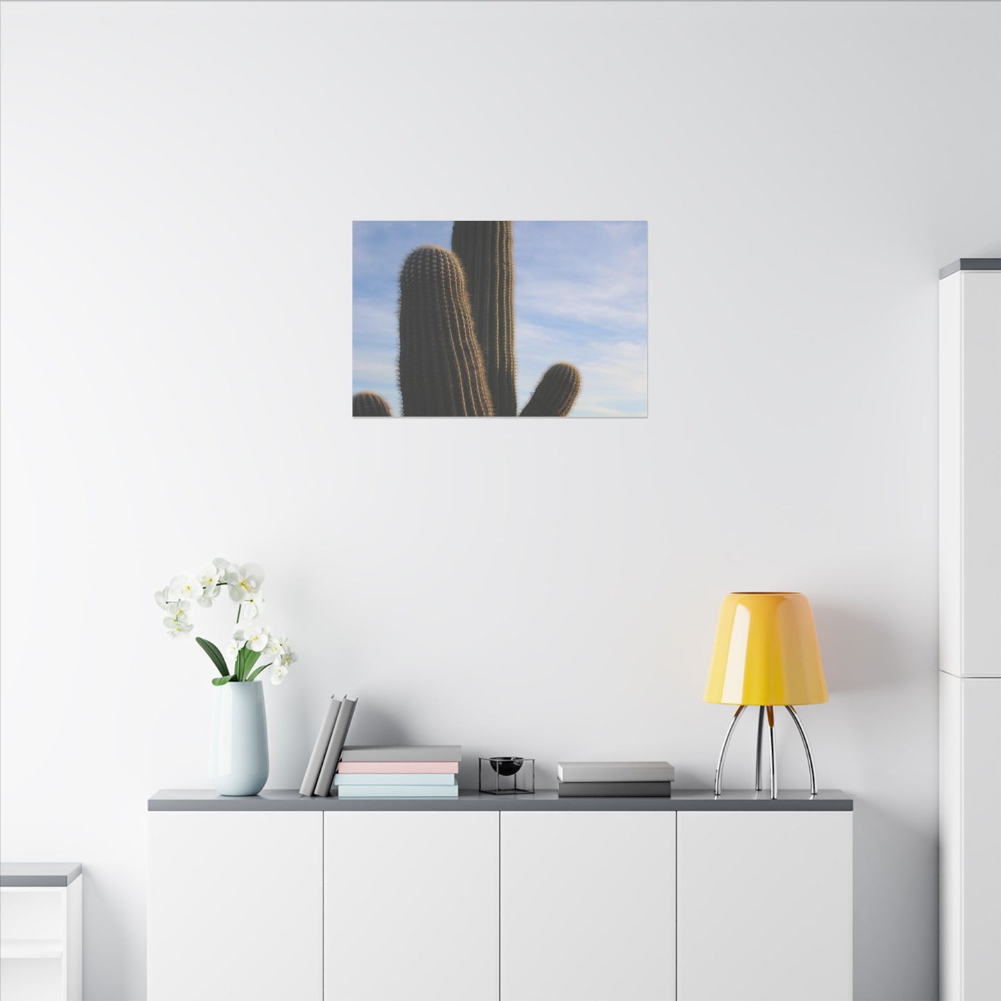 Cactus Wall Print - Eco-Friendly Canvas