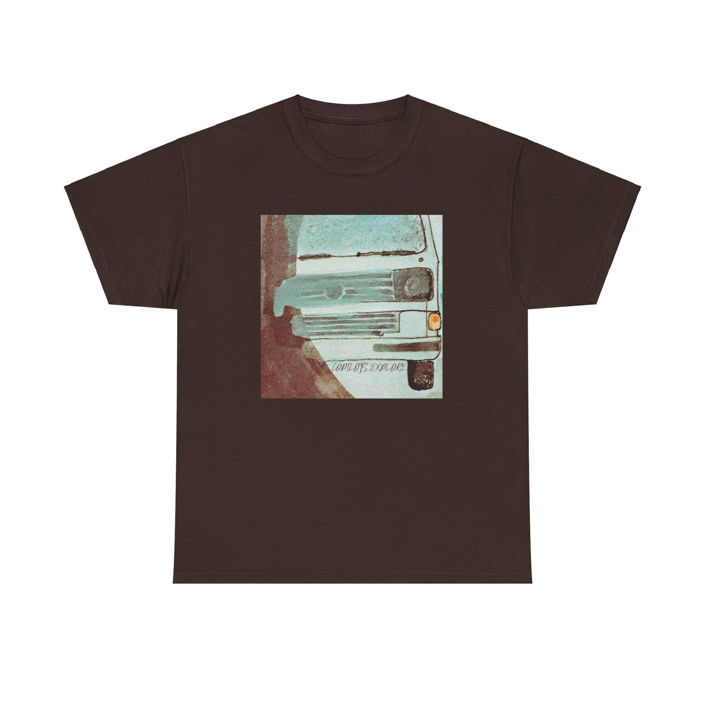 Edgy Natural Watercolor Volkswagen Vanagon Shirt