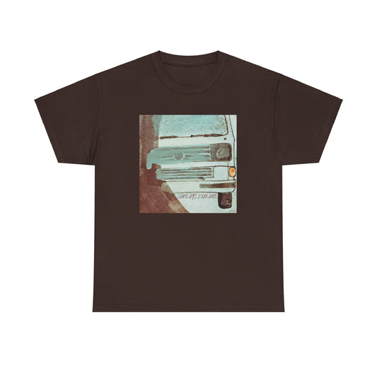 Edgy Natural Watercolor Volkswagen Vanagon Shirt