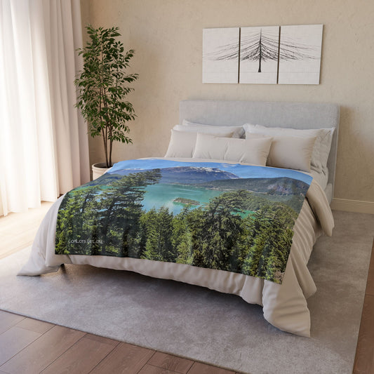 *Diablo Lake Fleece Photo Blanket - North Cascades National Park*