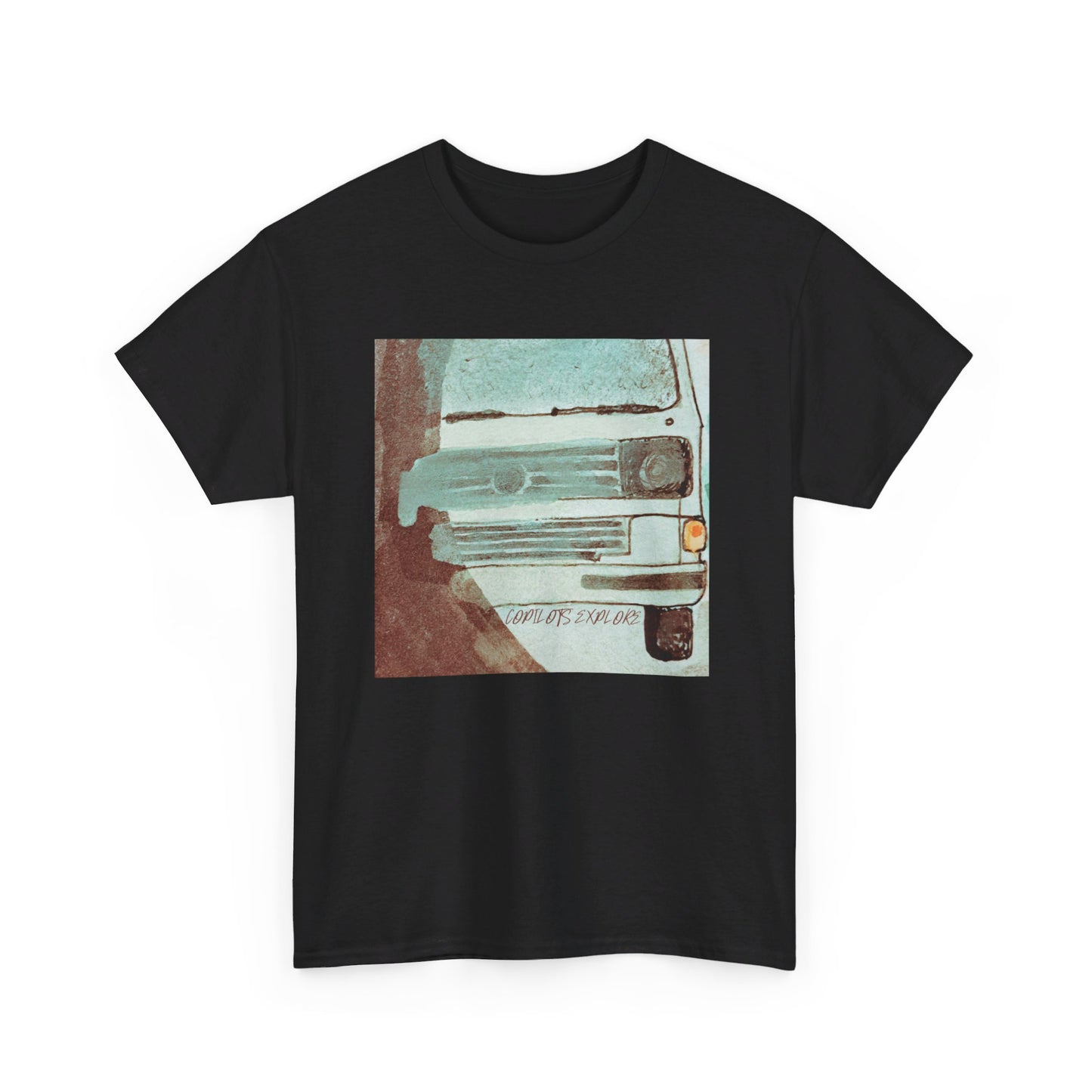 Edgy Natural Watercolor Volkswagen Vanagon Shirt