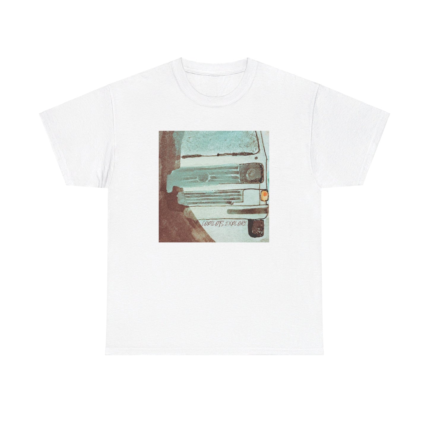 Edgy Natural Watercolor Volkswagen Vanagon Shirt