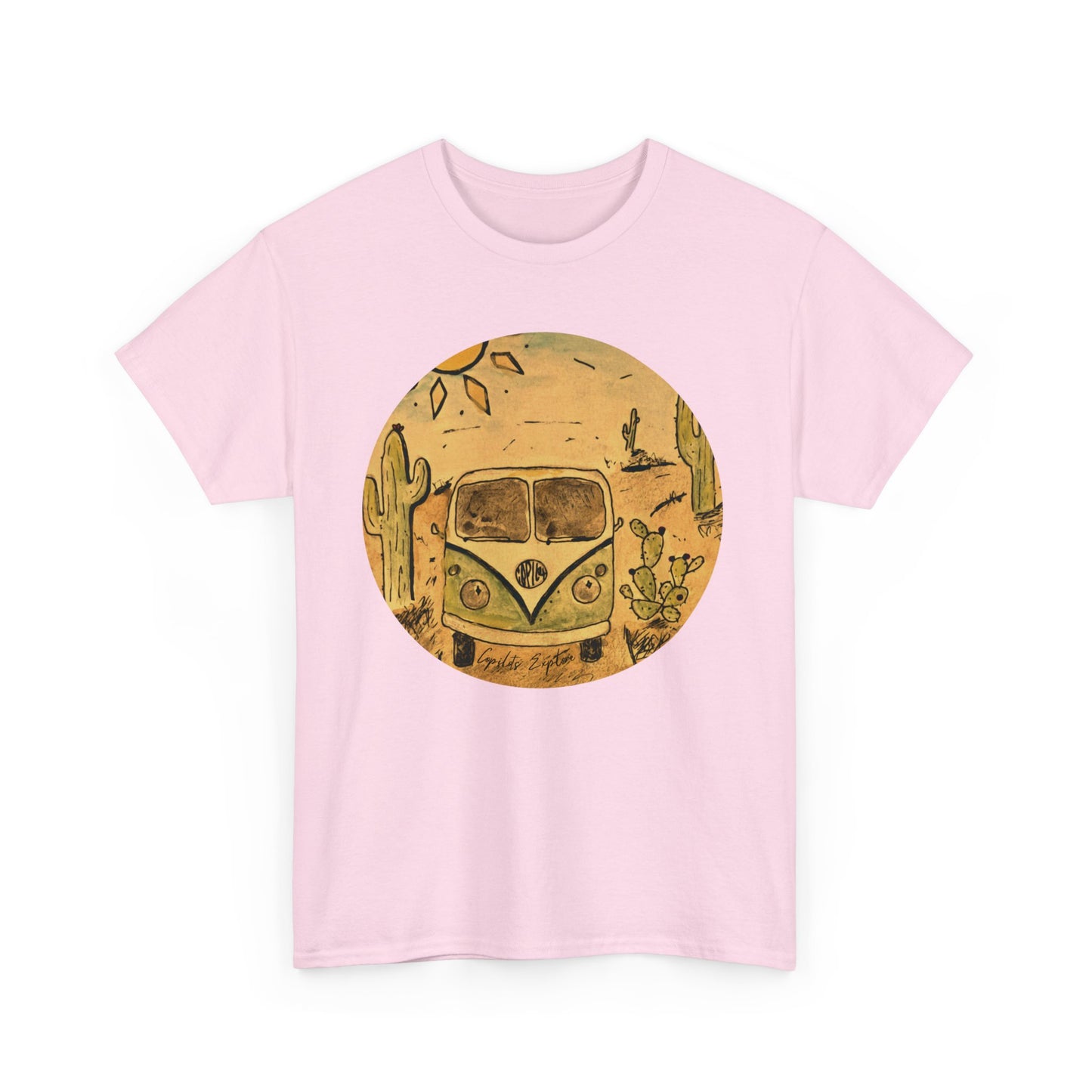 Vintage Volkswagen Bus T-Shirt - Classic Southwest Desert Adventure Design for VW Lovers