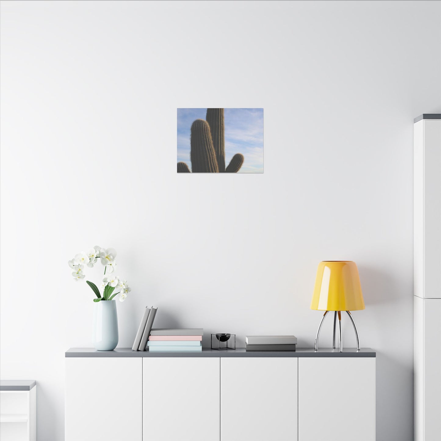 Cactus Wall Print - Eco-Friendly Canvas