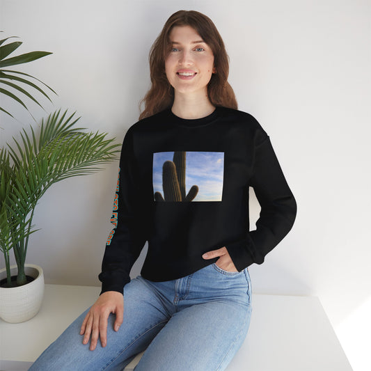 Copilots Explore Saguaro Cactus Crewneck Sweatshirt